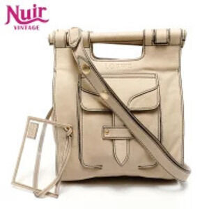 LOEWE Tote Suede Shoulder Bag Brown